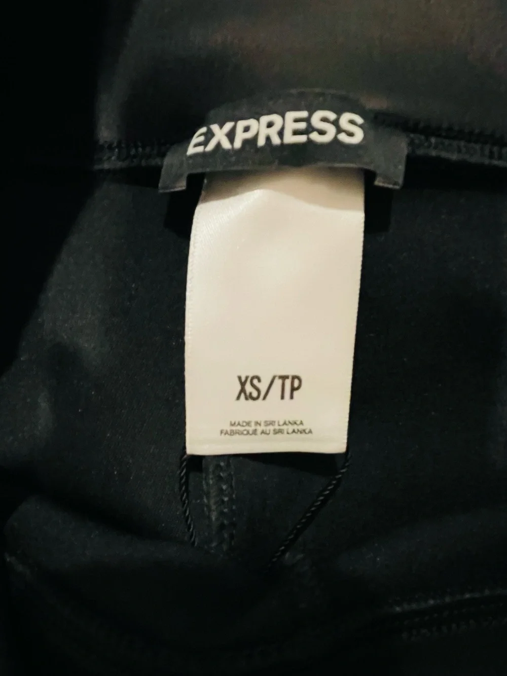 Express High-Rise Faux Leather Leggings - Black